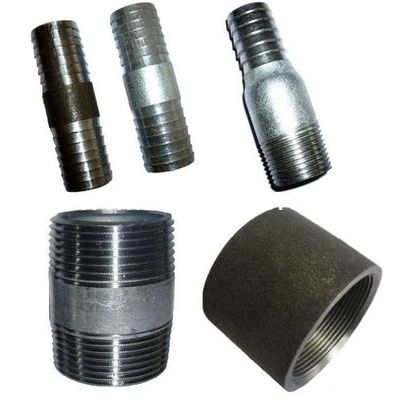 ASTM /DIN/BSP seamless Steel pipe nipples，sockets