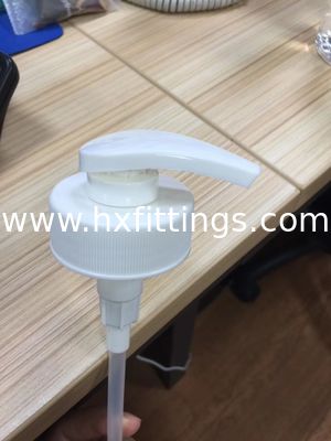Custom PP Polypropylene Material Ribbed Closure Lotion Pump Dispenser